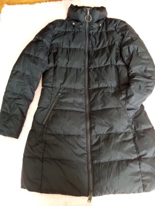 Abrigo Acolchado Largo Tommy Hilfiger Negro