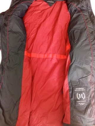 Abrigo Acolchado Largo Tommy Hilfiger Negro