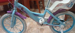 Bicicleta Frozen 16 con ruedines