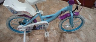 Bicicleta Frozen 16 con ruedines