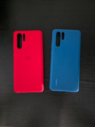 Fundas Originales Huawei P30 Pro (Rojo y Azul)