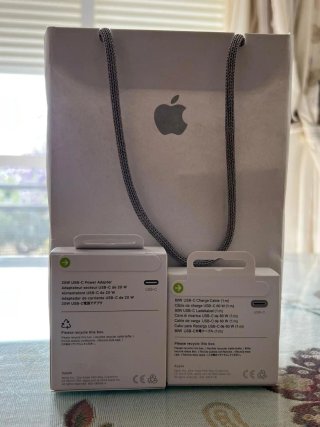 Cargador iPhone completo Apple nuevo