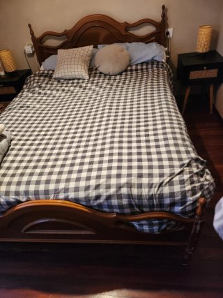 Cama 135cm con somier y colchón