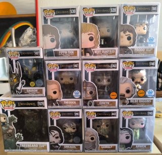 Lote Funko Pop El Señor de los Anillos