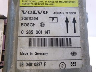 Volvo 81479 centralita airbag 0285001147 s40 1.6 g