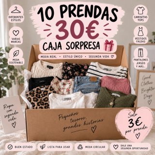 Caja Sorpresa Ropa 10 Prendas 30€