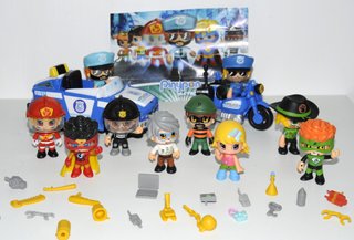 Figuras Pinypon Action con Vehículos y Accesorios