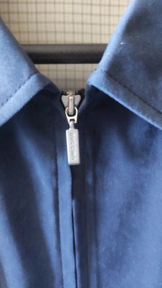 Chaqueta Harrington Buccino Azul Vintage Talla M