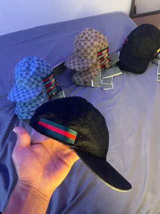 Berretto Gucci Nero Multicolore