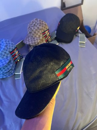Berretto Gucci Nero Multicolore