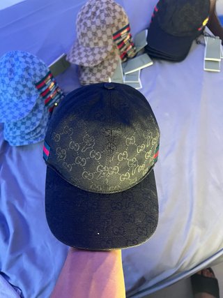 Berretto Gucci Nero Multicolore