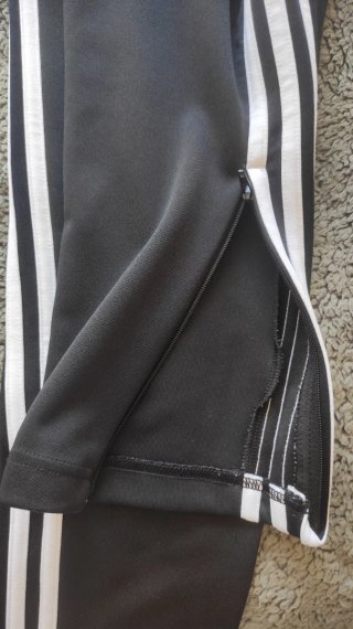 Pantalón Adidas Negro rayas Blancas Talla S Nuevo