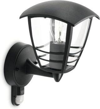 Aplique Pared Philips Creek Sensor Negro