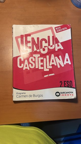 Lengua castellana 2 ESO, Programa carmen burgos