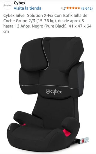 Silla coche Cybex Isofix