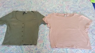 Conjunto 2 Camisetas H&M para Mujer