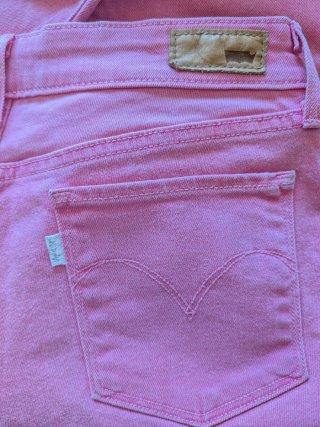 Jeans Levi's Mujer Rosa Talla 27 Nuevo