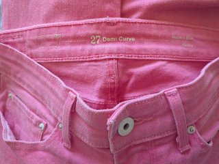 Jeans Levi's Mujer Rosa Talla 27 Nuevo