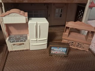 Casa Sylvanian Families con luces
