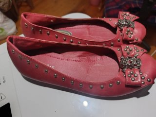 Manoletinas Rojas con Calavera