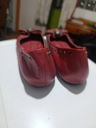Manoletinas Rojas con Calavera