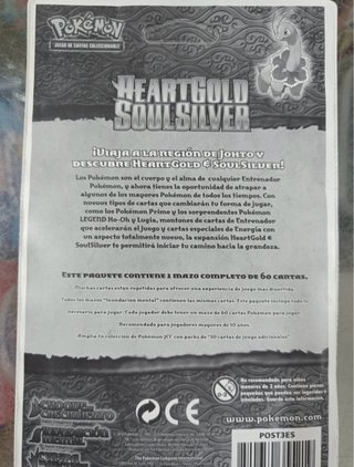 Pack 60 Cartas Pokémon HeartGold SoulSilver