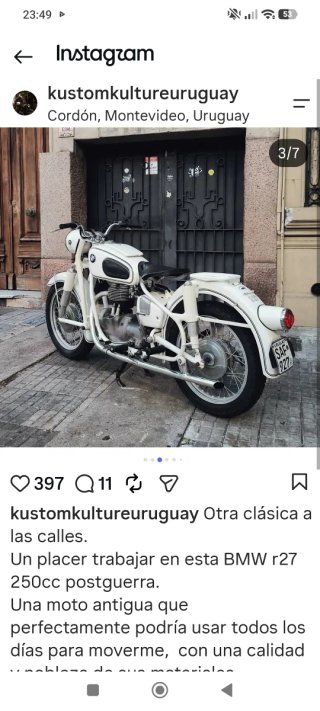 BMW Clásica Blanca Naked