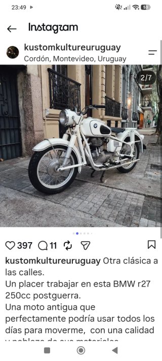 BMW Clásica Blanca Naked
