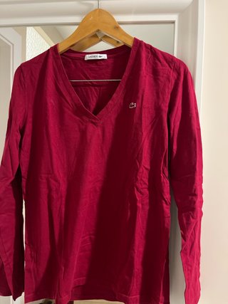 Camiseta Lacoste Roja Talla M