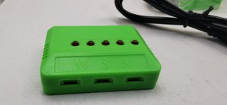Lote 3 caricabatterie WSX-X5 LiPo 1S per droni