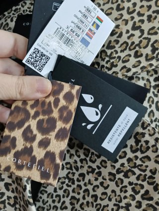 Gabardina Corta M Cortefiel Animal Print
