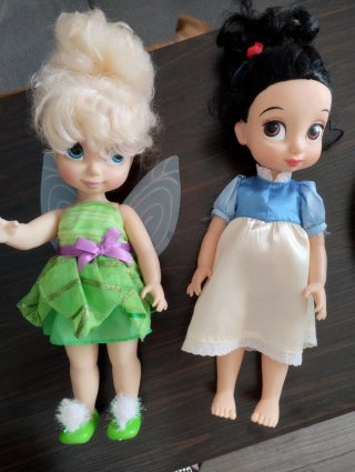 Muñecas Disney Tinkerbell y Blancanieves