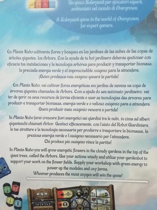 Juego de mesa Planta Nubo de Devir