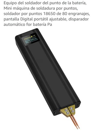 Soldador Puntos Portátil LCD