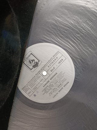 disco Lp, vinilo Carlos Bravo Molina – Sangre Quichua - LP, Album 1973, Spain