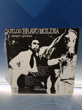 disco Lp, vinilo Carlos Bravo Molina – Sangre Quichua - LP, Album 1973, Spain