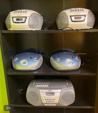 Lote 5 Radios/Reproductores Vintage Bluesky y Sony