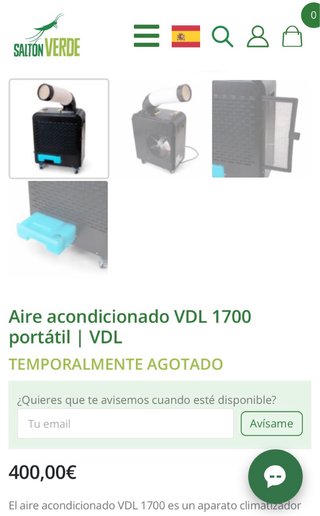 Aire Acondicionado Portátil Negro/Beige