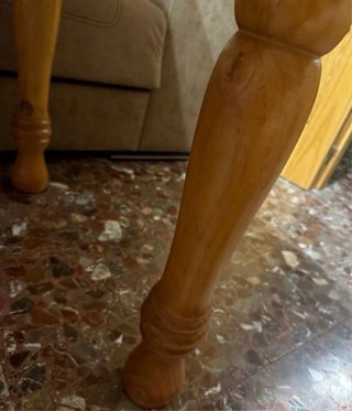 Mesa comedor madera maciza 180x80x80