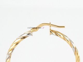 argollas oro 18k