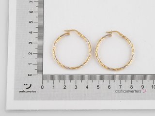 argollas oro 18k