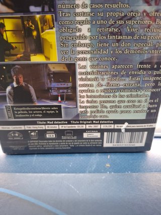 Dvd, Mad detective, nueva precintada