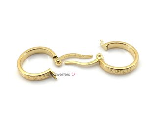 argollas oro 18k