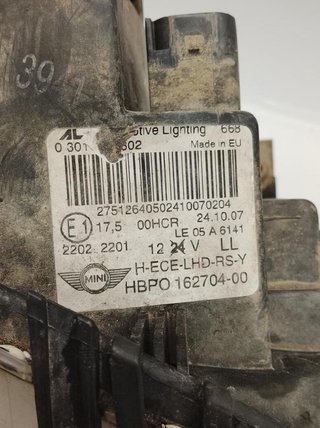 Mini 5472 0301225302 faro derecho one 1.4 mt (95