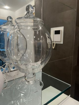 Bombonera de cristal