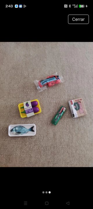 Miniaturas de comida y cocina