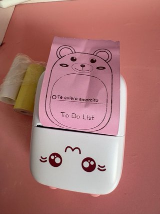 Mini impresora térmica portátil