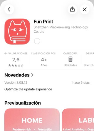 Mini impresora térmica portátil