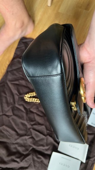 Borsa Gucci Marmont Nero Dorato