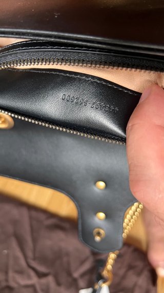 Borsa Gucci Marmont Nero Dorato
